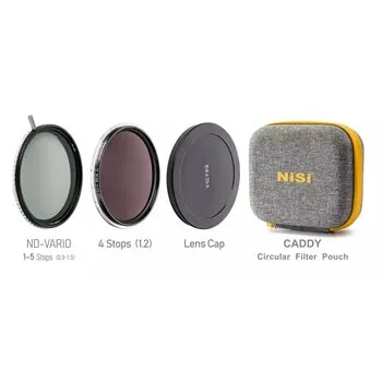NiSi Swift VND Kit 95mm – Innovatives Filtersystem mit Gratis Geschenkbox - Das NiSi Swift VND Kit 95mm ermöglicht eine einfache Anbringung von Filtern auf deinem Objektiv und reduziert die Belichtung um 1 - 9 Blendenstufen. Ideal für kreative Fotografie!