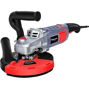 FANZWORK Betonschleifer Set mit Diamantschleiftopf und Absaughaube - Schleifmaschinen: Leistungsstarker 2000W Motor und 180mm Schleifteller für effizientes Arbeiten, inklusive optimaler Staubabsaugung für ein sauberes Umfeld.