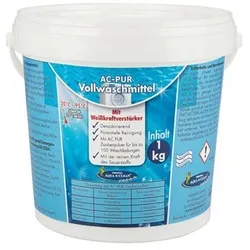 AQUA CLEAN PUR Vollwaschmittel Anti-Grauschleier & Flecken-Booster 1kg