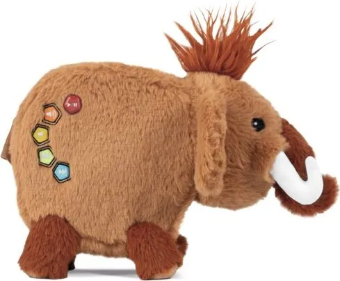 TechniSat Matti der MAMMUFANT | Flauschiger Bluetooth-Lautsprecher für Kinder - Tragbare Lautsprecher, ideal für Kinder mit sanftem Klang und abnehmbarem, waschbarem Überzug – der perfekte Begleiter für Abenteuer und Einschlafhilfen!