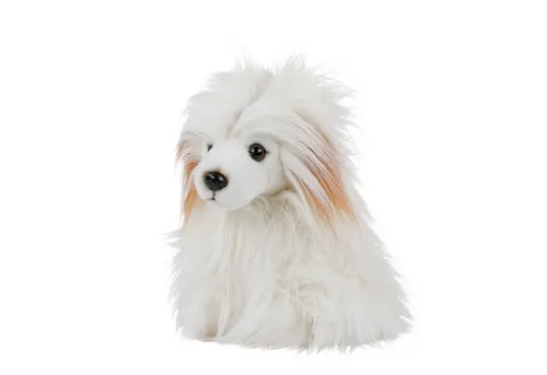 Teddys Rothenburg Chinesischer Hund Kuscheltier 30 cm - Stofftier Chinesischer Hund sitzend aus kuschelweichem Plüsch, maschinenwaschbar bis 30°C - ideal für Kinder und Sammler!