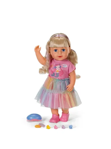 ZAPF CREATION BABY born Carla - Babypuppe für fantasievolles Spielen, 43 cm groß und ideal für Kinder ab 4 Jahren. Perfekt für kreative Rollenspiele und als treue Begleiterin.