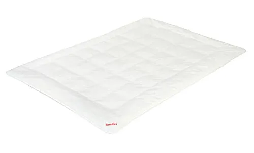 PARADIES Antiallergo Bettdecke 135x200 cm - Allergikerfreundliche Ganzjahresdecke - Bettdecken für Allergiker, Öko-Tex zertifiziert, mit Evolon-Bezug für optimale Milbenabwehr und pflegeleichter Füllung für ganzjährigen Komfort.