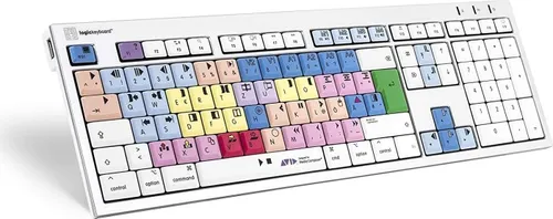 LogicKeyboard Avid Media Composer ALBA (Mac) Deutsch - Sonstige - Spezielle Apple-Shortcut-Tastatur mit integriertem Chip für macOS, bietet einfaches Plug & Play für effizientes Arbeiten.