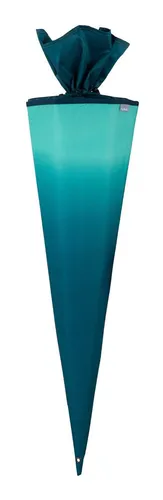 McNeill Schultüte Gradient Blue Lagoon - Schultüte aus strapazierfähigem Polyester, 30 cm breit und 70 cm hoch, mit einem trendigen Farbverlauf für einen stilvollen Schulstart.