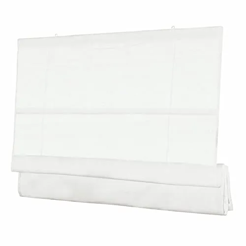 Loberon Faltrollo Fides - Elegantes Baumwoll-Rollo, höhenverstellbar für optimale Lichtregulierung und Sichtschutz