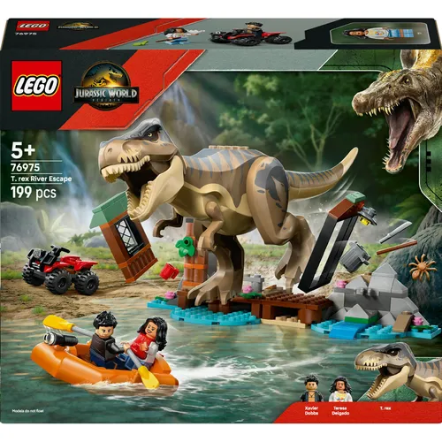 LEGO Flucht vor dem T.Rex (LEGO Jurassic World) (76975) - Erlebe spannende Abenteuer mit dem LEGO Set Flucht vor dem T.Rex! Dieses kreative Bauset fördert die Fantasie und bietet stundenlangen Spielspaß für kleine Dinosaurier-Fans.