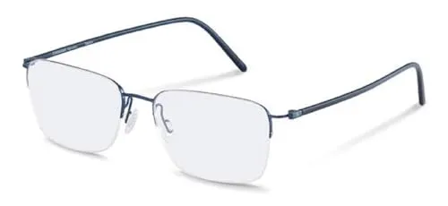 Rodenstock R7051 Herren Brillengestell - Verschreibungspflichtige Brillenfassung aus leichtem Titan, mit patentiertem T-Lite Verglasungssystem für optimalen Tragekomfort und virtuelle Anprobe verfügbar.