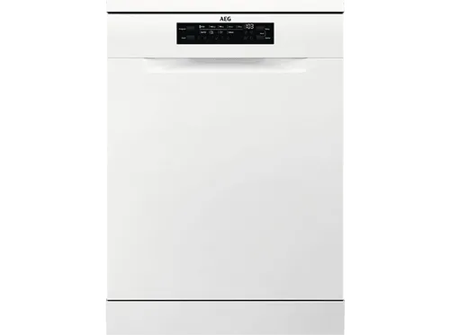 AEG FFB7672APW 5000 Geschirrspüler - Standgeschirrspüler mit nur 44 dB für flüsterleisen Betrieb, ideal für ruhige Haushalte.