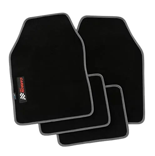 Autoteppich Universal 4-teilig grau Carbon Größe 0
