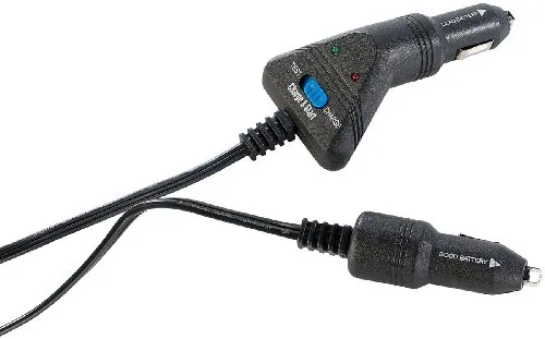 Lescars Starterkabel: Kfz-Starter-Kit für den Zigarettenanzünder - Praktisches 4m Kfz-Starter-Kit für die Starthilfe über den Zigarettenanzünder. Ideal für Notfälle, einfach zu bedienen und schützt vor Überlastung.