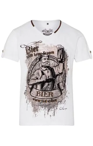 Hangowear Herren T-Shirt Bier-VERSTEHT 3XL - Trachtenstyle - Traditionelle Bekleidung, stylisches Trachtenshirt mit bierigem Aufdruck, perfekt für fesche Anlässe und gemütliche Abende.