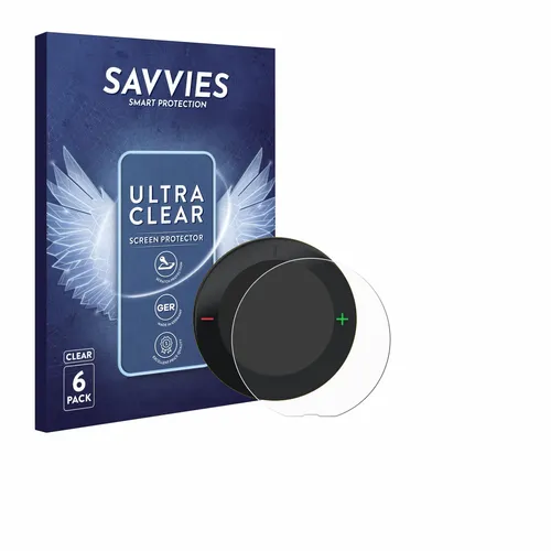 Savvies 6 Stück Schutzfolie für Beeline Velo 2 Displayschutz-Folie Ultra-Transparent