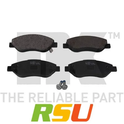 NK 223637 Bremsbelagsatz für OPEL VAUXHALL - Hochwertiger Bremsbelagsatz für die Vorderachse mit Anti-Quietsch-Blech und akustischer Verschleißwarnung, ideal für sicheres Bremsen und zuverlässige Leistung.