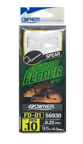 Balzer Owner Method Feeder Haken mit Speer 0,22mm #10