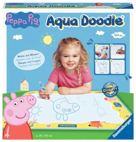 ministeps Aqua Doodle Peppa Wutz - Malset für Kleinkinder ab 18 Monaten, fördert Kreativität und Motorik beim Malen