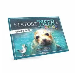 DENKRIESEN - Tatort Meer Junior - Robben in Gefahr | Ab 8 Jahren | 1-4 Spieler | Spannendes Krimispiel für Kinder | Detektivspiel | Abenteuer für Junge Ermittler | Ideal für die ganze Familie