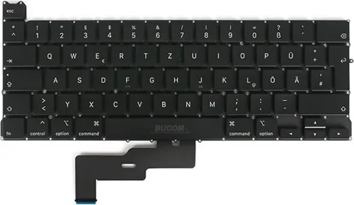 A2289 Tastatur für Apple Macbook Pro Retina 13" 2020 - Deutsch Schwarz - Notebook Tastaturen, kompatibel mit Apple MacBook Pro Retina 13'' A2289, ideal für präzises Tippen ohne Backlight.