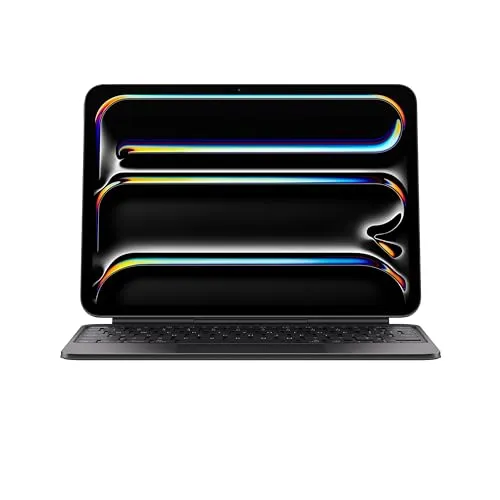 Apple iPad Magic Keyboard Case für 11'' iPad Pro (M4) - Tablets & eBook-Reader, integriertes Trackpad mit haptischem Feedback und freischwebendes Design für anpassbare Betrachtungswinkel und komfortables Tippen.