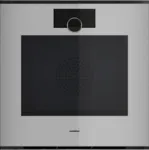 Gaggenau GO251130 Backofen 60cm Minimalistic Sterling, Türanschlag links - Einbaubackofen mit 60 cm Breite, innovativer Bedienung und 15 Betriebsarten für vielfältige Kochmöglichkeiten. Ideal für kreative Küchenchefs, die Design und Funktionalität schätzen.