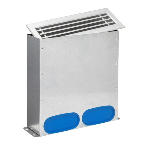 Kermi x-well Boden-Luftauslass mit Metallgitter - Boden-Luftauslass für Luftkanäle, hochwertiges Metallgitter, ideal für effiziente Luftverteilung und modernes Design in jedem Raum.