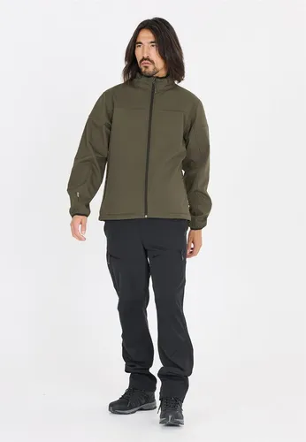 Whistler Dublin Softshelljacke W-Pro 8000 Gr. 4XL braun - Winddichte Softshelljacke mit warmem Fleece-Innenfutter, ideal für Wandern und Alltag. Farbe: Braun; Größe: 4XL; Flexibles Material für optimalen Tragekomfort.