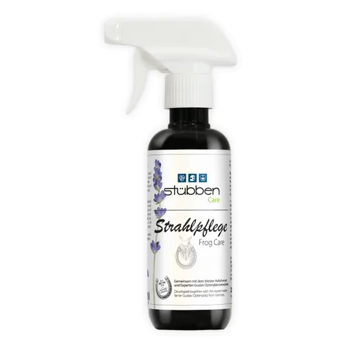 Stübben Strahlpflegespray Hufpflege Hufschutz - Hufpflegemittel mit 0,25 L, schützt und pflegt Hufe effektiv für optimale Gesundheit und Leistung.