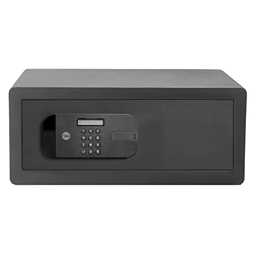 Yale YLEB/200/EB1 Tresor - Hochsicherheitstresor mit PIN-Code-Zugang, 26,9 l Volumen und integrierter Innenbeleuchtung – ideal für die sichere Aufbewahrung kleiner Elektronik und wertvoller Gegenstände.