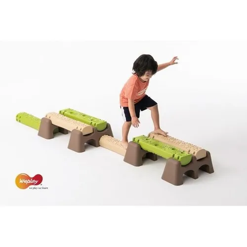 Eduplay Jungle Trail Balancetrainer - Balancespiele mit vielseitigen Aufbaumöglichkeiten für kreative Bewegungsförderung und Koordinationstraining.