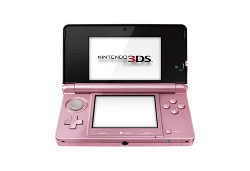 Nintendo 3DS Konsole - Metallic Coral Pink - Handheld-Konsole für 3DS und DS Spiele, mit Touchscreen und umfangreichem Zubehör für stundenlangen Spielspaß.