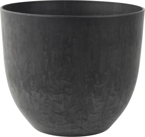 Artstone Pflanztopf Bola Ø33cm schwarz Ø 33 cm