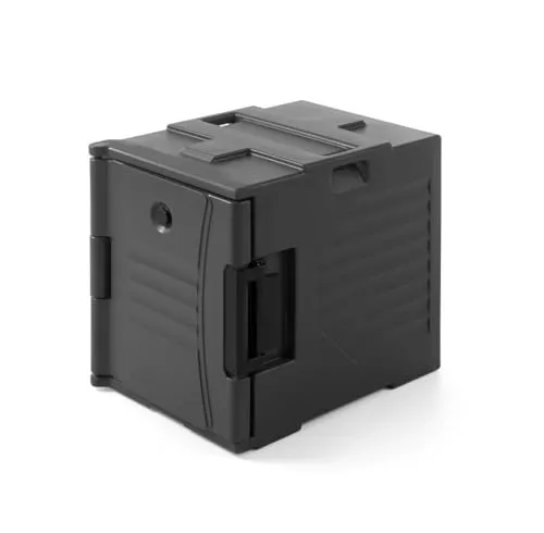 Hendi Thermo Catering Container 2x GN 1/1 - Isolierter Catering Container aus schlagfestem Polyethylen, hält Speisen heiß oder kalt. Ideal für gastronomische Events und Buffets.