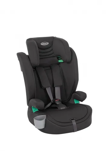 Graco ElduraTM R129 Kindersitz - Vorwärtsgerichtet ab 15 Monaten bis 12 Jahre, mit 5-Punkt-Gurtsystem und integriertem Seitenaufprallschutz