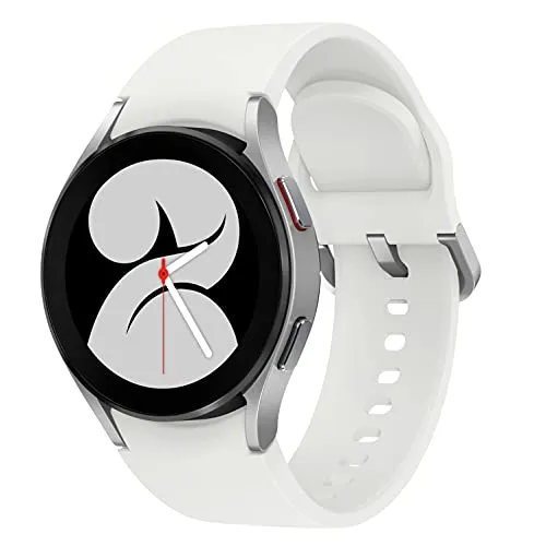 Samsung Galaxy Watch4 SM-R860 40 mm - Silbern ohne Armband - Smartwatch mit 40 mm Gehäuse, wasserdicht und mit AMOLED-Display, ideal für Fitness und Alltag. Kompatibel mit Android und ausgestattet mit Wear OS für vielseitige Funktionen.