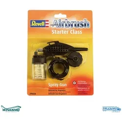 Revell Airbrush Spritzpistole Starter Class 29701 - Modellbauzubehör für präzises Spritzen, ideal für Einsteiger und Hobbyisten, um detailreiche Modelle zu gestalten.