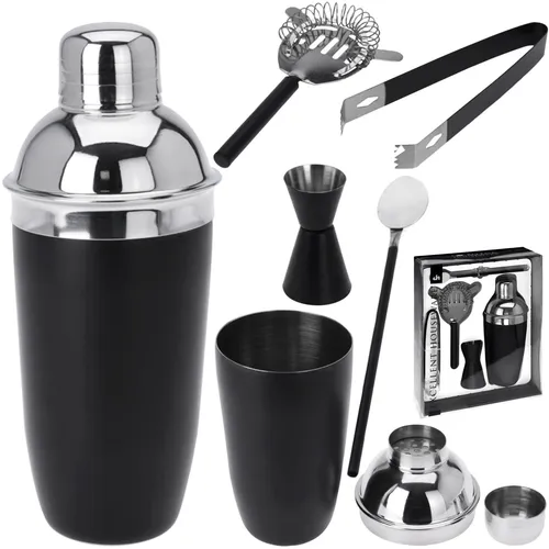 Getränke und Cocktails Shaker Boston Drink Maker Stahl 5 Stück Cocktailset
