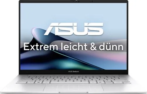 ASUS Zenbook 14 UX3405CA-QD1302W 14" WUXGA OLED Laptop - Leistungsstarker Laptop mit Intel Core Ultra 7 Prozessor und 16 GB RAM. Ideal für kreative Profis und Multimedia-Anwendungen, ausgestattet mit einem brillanten 14" OLED Display.