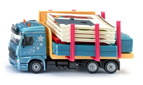 SIKU 3562 Fertighaus Transporter - Neu OVP - Detailgetreuer Fertighaus Transporter im Maßstab 1:50, ideal für Sammler und Kinder, fördert kreatives Spielen.