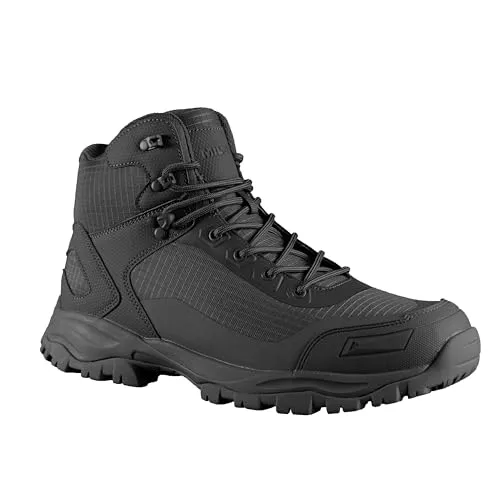 Mil-Tec Tactical Ripstop Schuhe - Schwarz - 10 US - Wanderschuhe aus robustem Ripstop-Gewebe, extrem leicht und mit stoßdämpfender, rutschfester Laufsohle für besten Halt im Gelände. Ideal für Outdoor-Abenteuer!