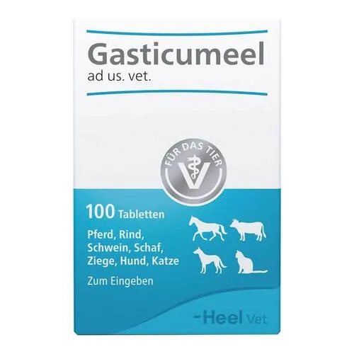 Gasticumeel ad us.vet. Tabletten 100 St - Arzneimittel zur Unterstützung der Verdauung bei Tieren, sanfte und natürliche Lösung von Biologische Heilmittel Heel GmbH.