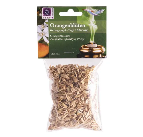Berk Räucherstäbchen-Halter Holy Smokes - Orangenblütenblätter 15g