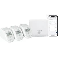 Smart Home Starter Set Heizen weiß, Homematic IP Access Point (HmIP-HAP), 3x Homematic IP Heizkörperthermostat - basic (HmIP-eTRV-B)
