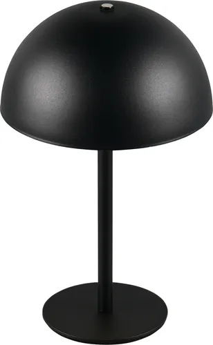 REALITY LED-Akku-Tischleuchte MUNOZ - Flexibel & Modern - Stehleuchten mit kabellosem Betrieb und USB-C Aufladung. Der Touchdimmer ermöglicht individuelle Lichtintensität in 3 Stufen. Energiesparende LED-Technologie und modernes Design in schwarz.