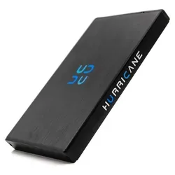 HURRICANE GD25612 tragbare externe Festplatte 1TB - Externe Festplatte mit 1TB Speicher, USB 3.0 für superschnelle Übertragungen, robust und tragbar – ideal für PC, Laptop, PS4, PS5 und Xbox.