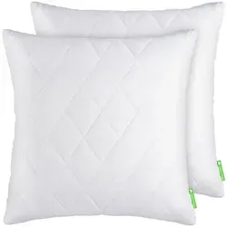 2er Set Kissen 60x60 cm - Waschbare Kopfkissen für Bett und Sofa - Kuschelige Kissen mit anpassbarer Füllung für individuellen Komfort. Ideal als Bett-, Sofa- oder Dekokissen. Waschbar bis 60° für einfache Pflege.
