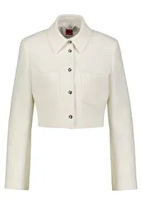 Damen Hemdjacke mit einer Bouclé-Struktur ANOUKA Regular Fit 38