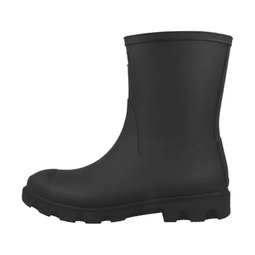 HUNTER Unisex Erwachsene Gummistiefel Downpour Short Boot Schwarz 40