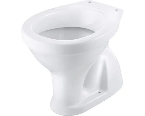 Cersanit Stand-WC President Tiefspüler - Weiß glänzendes Stand-WC aus Sanitärkeramik, ideal für moderne Bäder, mit kompakten Abmessungen für platzsparende Lösungen.