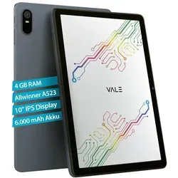 Vale Tablet V10A-464 mit 64 GB Speicher und Android 15 - Das Vale Tablet V10A-464 überzeugt mit 8 GB RAM, 64 GB Speicher und einem 10 Zoll HD-IPS Display. Dank WLAN und Bluetooth sind Sie immer verbunden. Ideal für Apps, Filme und Spiele – überall und jederzeit!