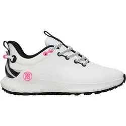 G/FORE Golfschuhe MG4+ O2 Embossed – Weiß/Schwarz/Pink - Atmungsaktive G/FORE Golfschuhe MG4+ O2 für höchsten Komfort und Stabilität. Ideal für lange Runden, mit wasserabweisendem Obermaterial und rutschfester Sohle.